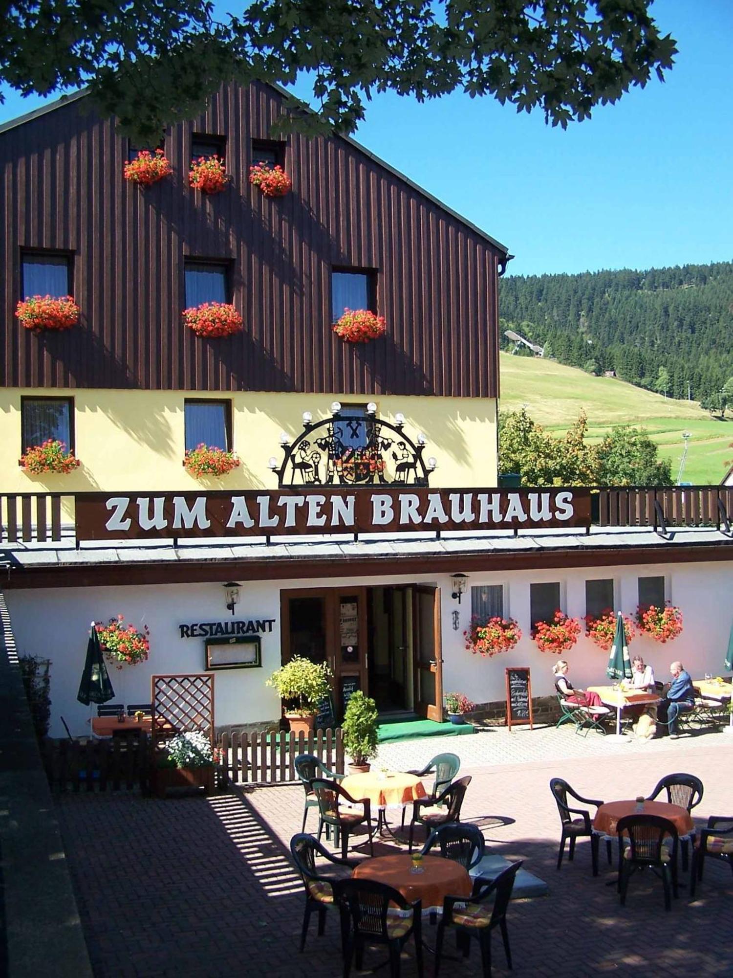 Hotel Zum Alten Brauhaus Oberwiesenthal Exterior foto
